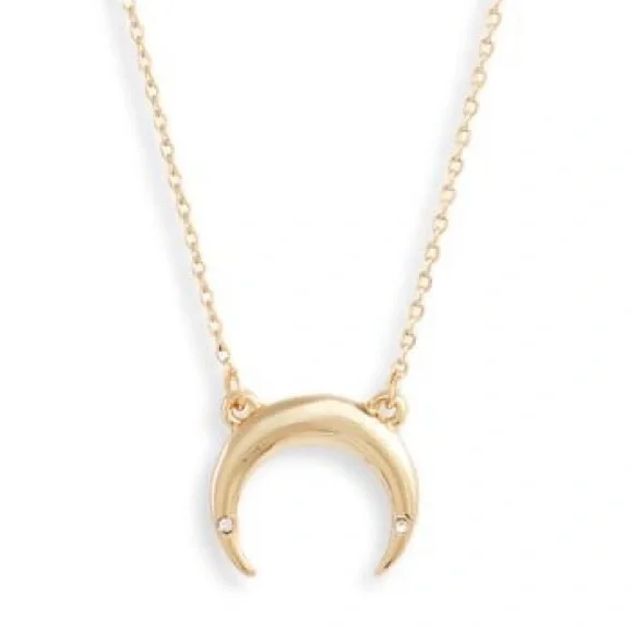 Uncommon James Gold Crescent Moon Necklace - Picture 1 of 2